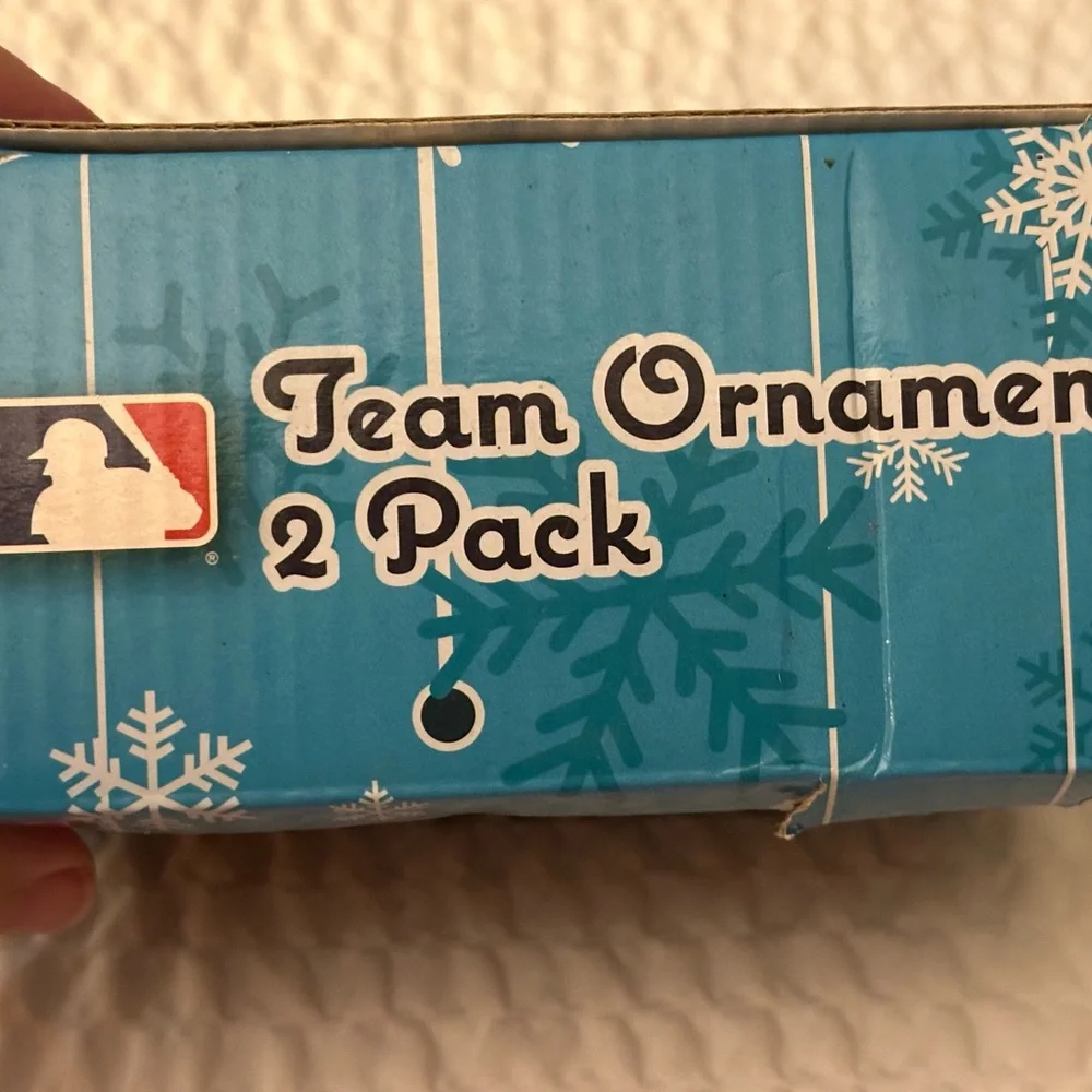 Team Spirit Holiday Ornament‎ Set - Santa and Reindeer